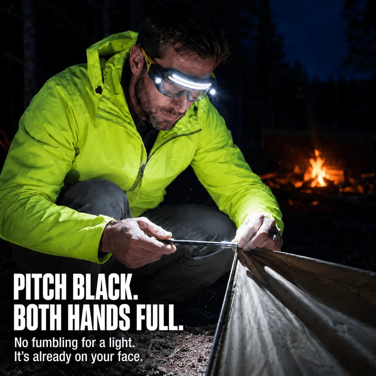 Beamgear Motion Sensor LED Vision Glasses