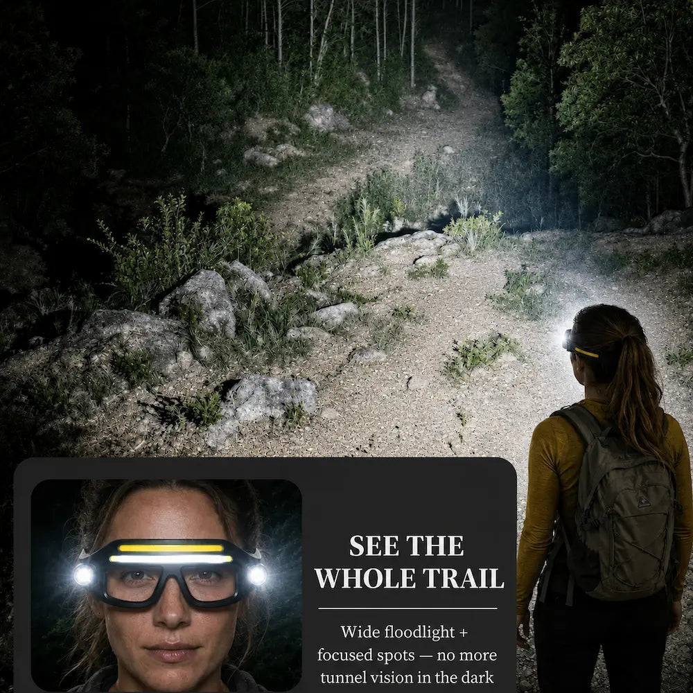 Beamgear LED Safety Glasses ? Motion Sensor Hands-Free Work Light
